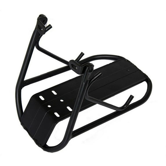 Etereauty Aluminum Alloy Bike Cargo Front Rack MTB Bike Luggage Rack Quick Release Cycling Goods Carrier Pannier Bracket Load 10KG