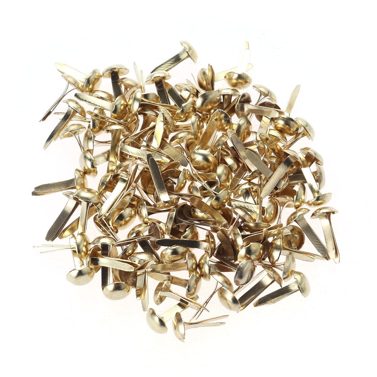 10mm Gold Paper Split Pin Paper Fastener Short Length Mini Pins 25 50 200  Packs