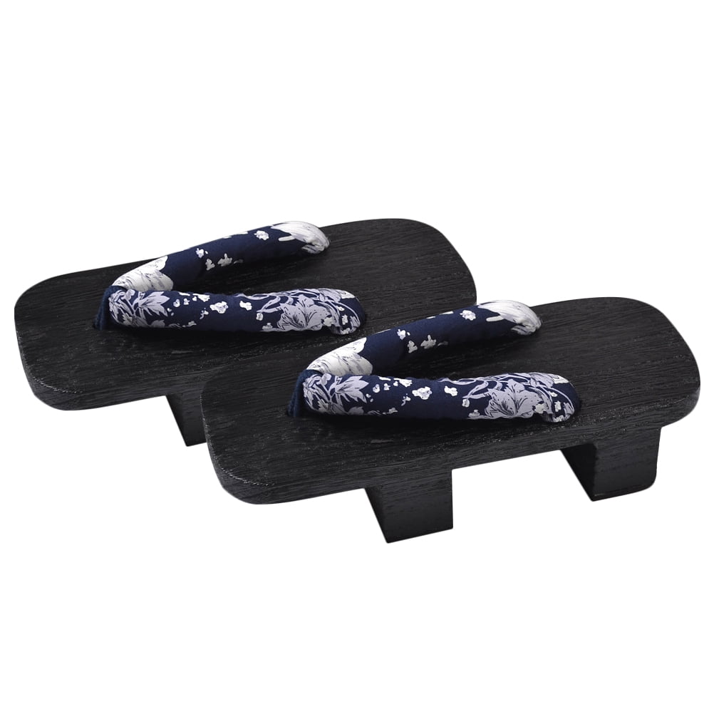 Etereauty Clogs Slippers Japanese Shoes Sandals Wooden Geta Flops