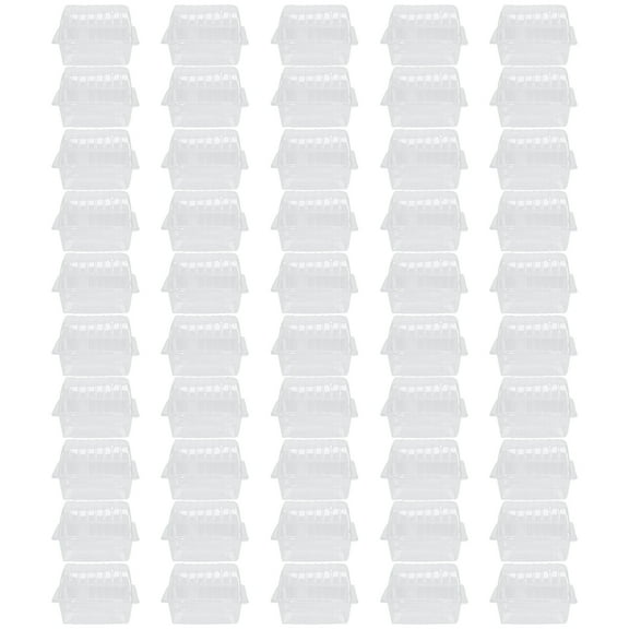 Etereauty Containers Cake Boxes Box Cupcake Slice Bakery Clear Carrier Gift Treatfavor Wedding Clamshell Lidsfood Individual