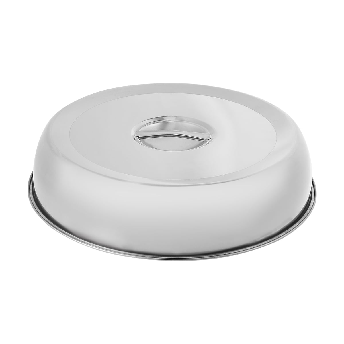 Etereauty Cover Lid Dome Basting Pot Griddle Grill Pan Lids Cooking Frying Round Steel Stainless