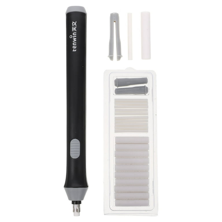 Etereauty Eraser Electric Pencil Battery Operated Drawing Automatic Kit  Rechargeable Pen Auto Refill Painting Sketch 