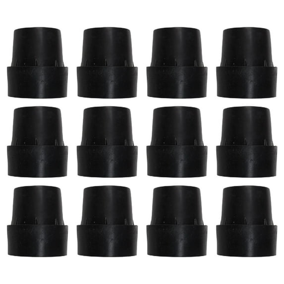 WASHWEPE Trampoline Leg Caps Black 12Pcs 1.6x1.5x1.2In