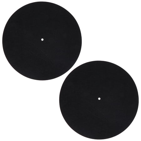 Etereauty Mat Disc Turntable Lp Vinyl Cork Record Brush Matt Retro Pad Home DiscMat Speakers Cleaning Slipmat Accessories Hifi