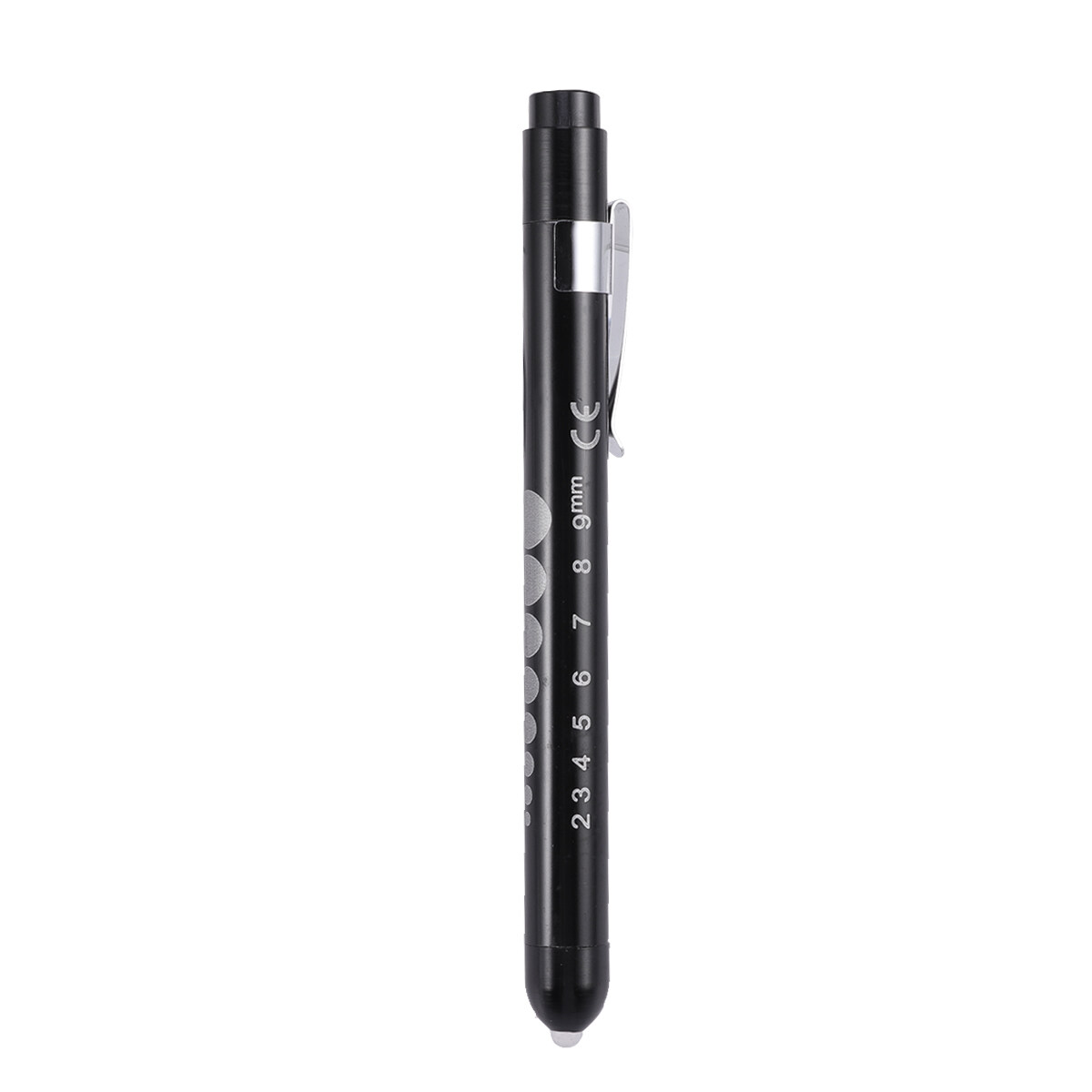 TM Diagnostic Medical Pen Light - Pocket Flashlight With Pupil Gauge Scale, White LED