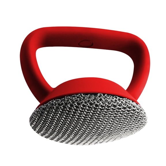 Etereauty Scrubber Chainmail Brush Cast Iron Cleaner Skillet Cookware Cleaning Metal Scrub Steel Wool