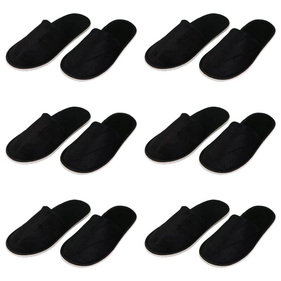 Etereauty Slippers Salon Guests Home Sauna House Honeymoon Bridesmaid Bride Bridal Disposable Spa Toe Closed Time One Guest Travel