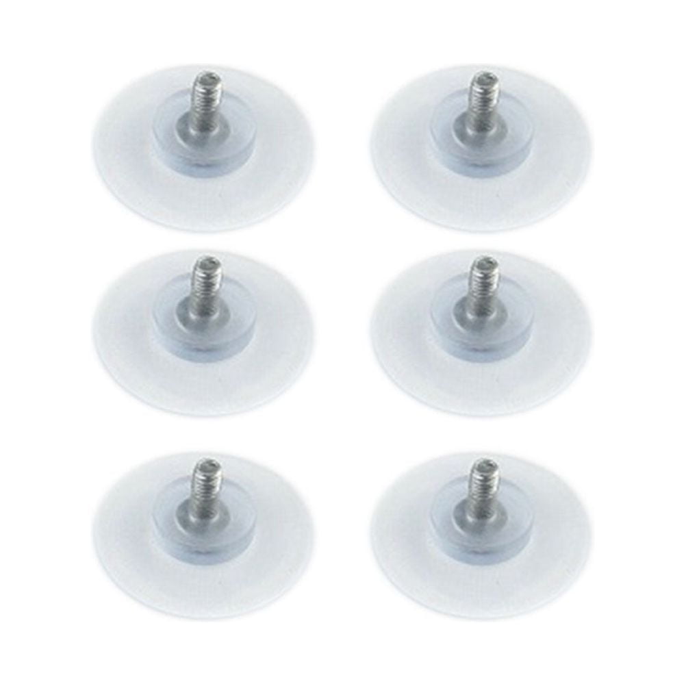 20 Pack 18mm Clear Suction Cups - Anti-Collision Pads For Glass Table Tops, Furniture, Windows