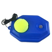 Etereauty Tennis Ball Singles Training Practice Drill Base Self-study Trainer Tool String Elastic Rope Blue