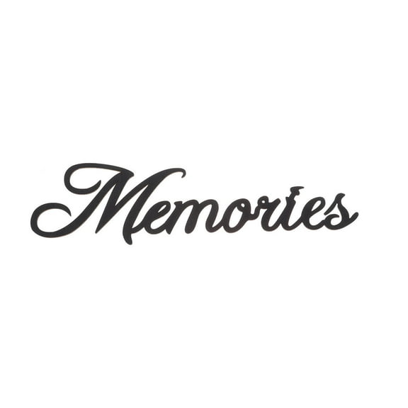 Etereauty Wood Memories Wooden Word Sign Wall Cutout Cutout Sign Script Rusticentryway Quotes Decoration Sculpture Chips Welcome