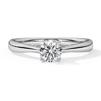 Eterna Jewel 1.4 Ct Round Cut Engagement Ring for Women - Lab Created Diamond - 14K White Gold Over - Prong Set - Ideal for Proposal, Birthday, or Anniversary Gifts - Timeless Jewelry for Her