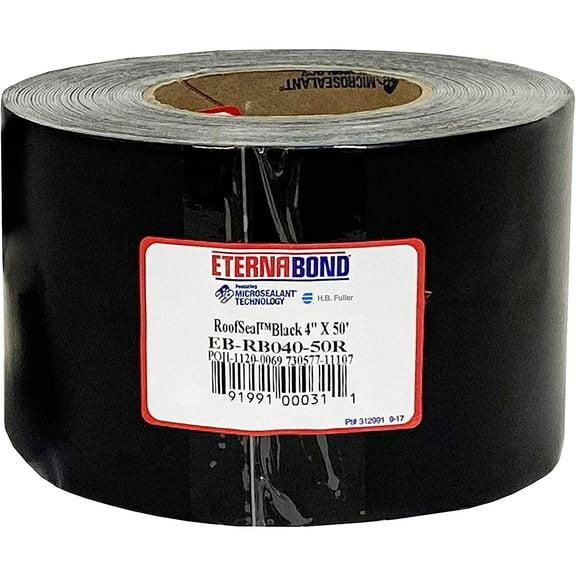 Eterna, RoofSeal, Tape, Black, Industrial Sealant, 5 ft
