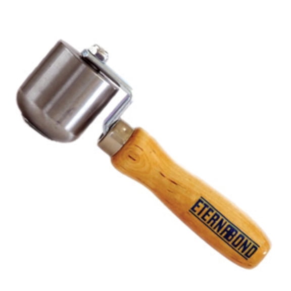 EternaBond 2.5 lb 2-1/2" Wide Curved-End Ball Bearing Steel Roller | EB-R125R | Long Lasting and Heavy Duty with Easy Grip Control for use on All Roof Surfaces