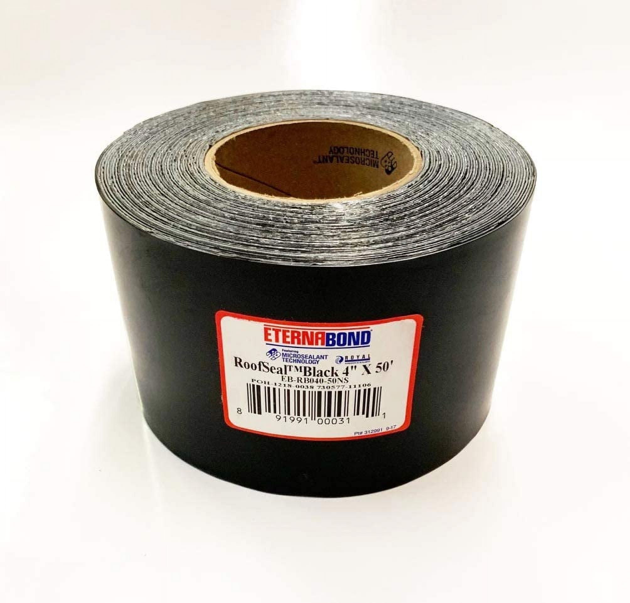 Eternabond RoofSeal Black 3" X 50' - Permanent Waterproof Tape For Roof, RV & Pipe Leak Repair