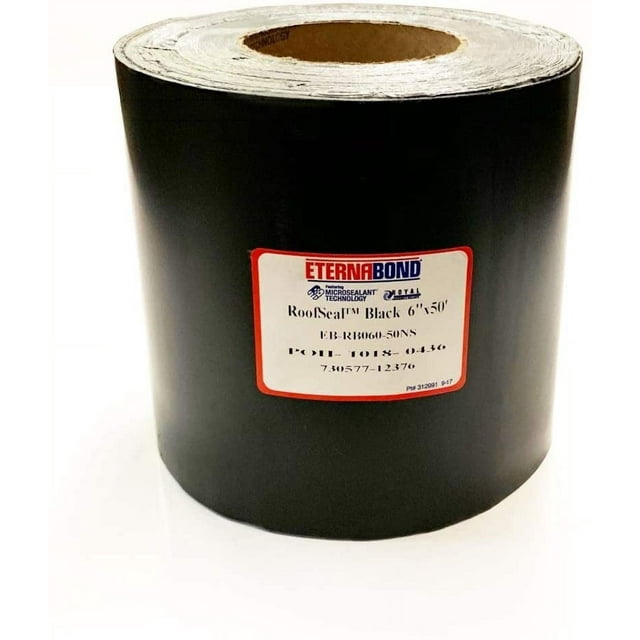EternaBond 6" X 50' Black Roof and Leak Repair Tape