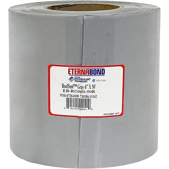 EternaBond 6" X 50' Gray Roof and Leak Repair Tape