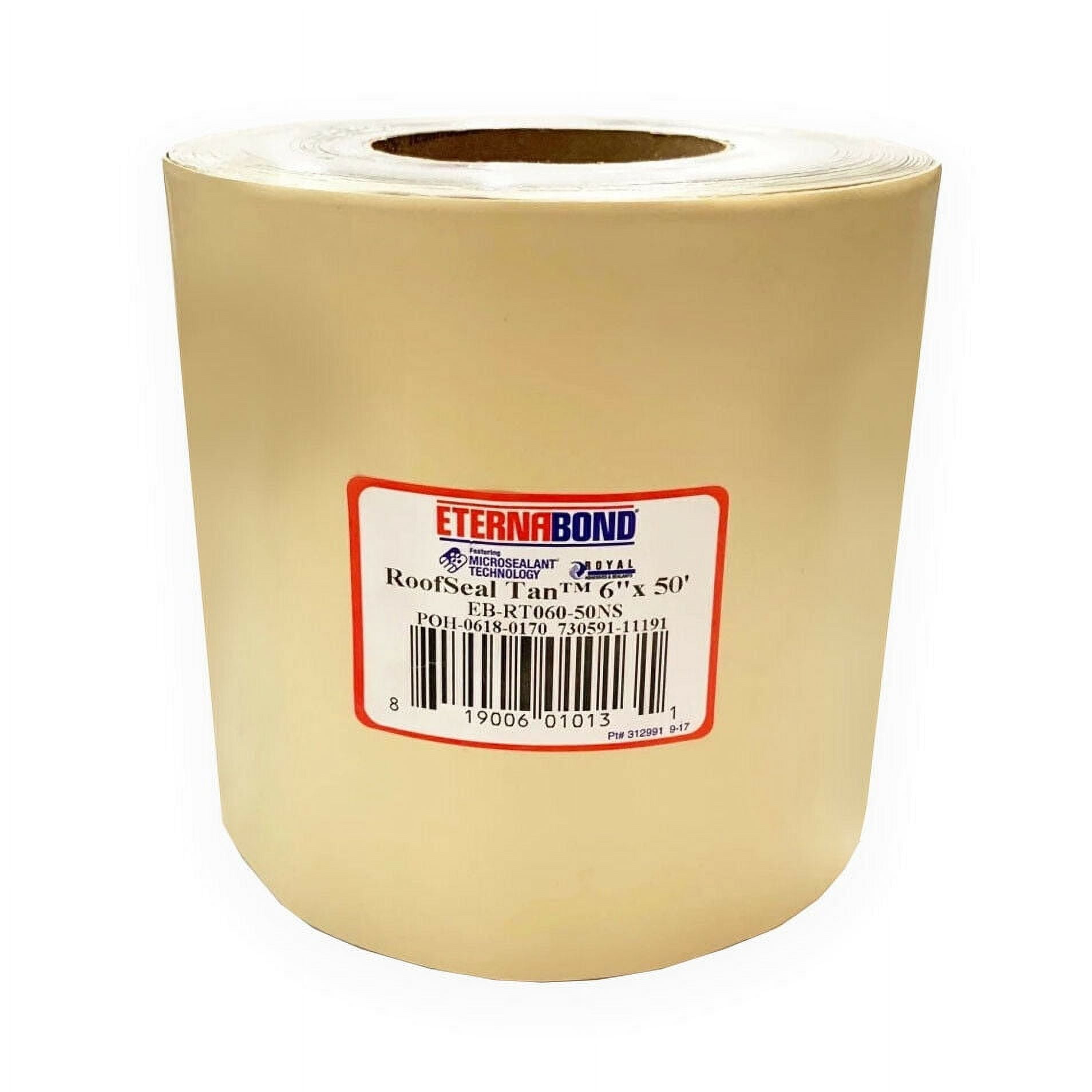 "EternaBond Adhesive Sealant Tape, 6"" X 50' Tan, Roof and Leak Repair