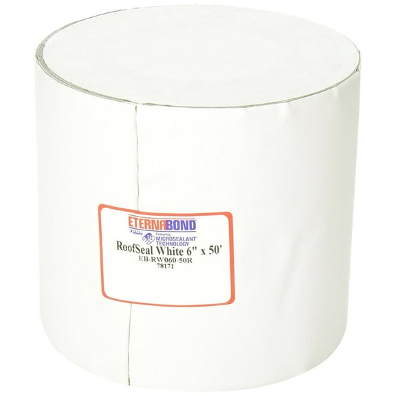 EternaBond EB-WB060-50R, White EPDM 6" x 50ft, Eternabond RoofSeal Roll