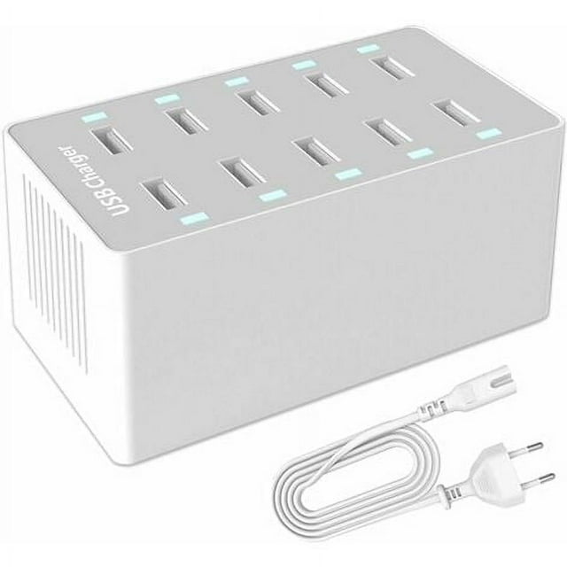 EternaNest Charging Station, 50W 10Port Charger Hub, Multiport Charger