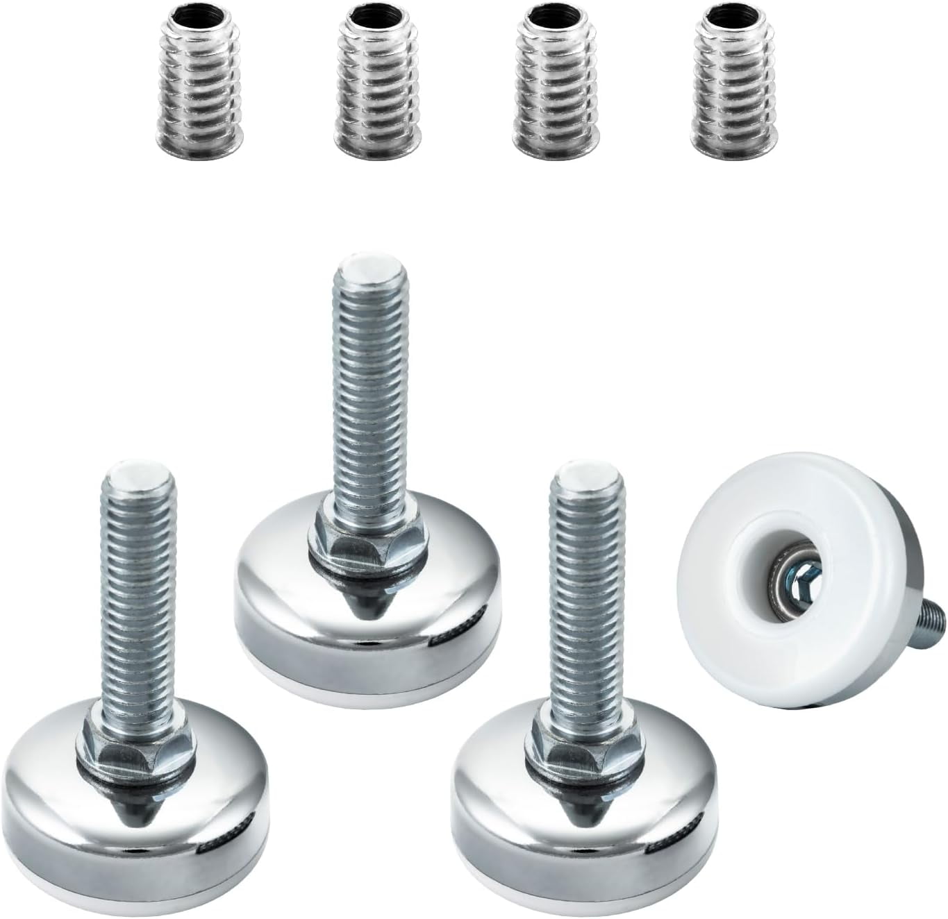 EternaNest Threaded Leveling Feet 4PK w/ 3/8"16 Threaded Inserts