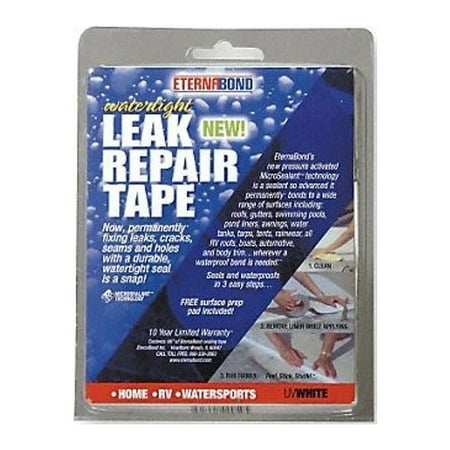 Eternabond Roof Repair Tape Kit,4 In x 5 Ft,White UVW-4-5 Kit