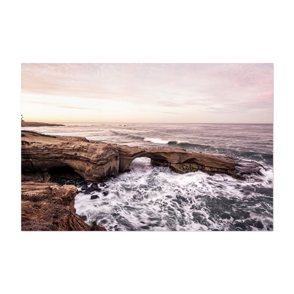 Eternal Archway - San Diego California Photography Coast Ocean Waves Sunset Nature Landscape Scenic Unframed Wall Art Print 4 x 6 inches
