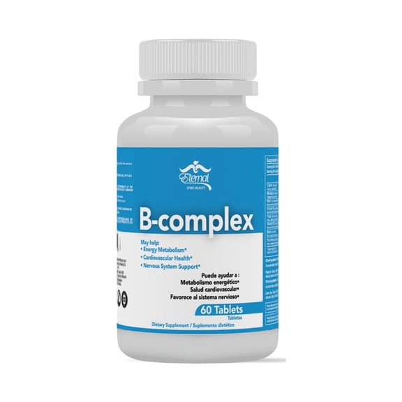 Eternal B-Complex B1, B2, B3, B6, B12, 60 Tablets