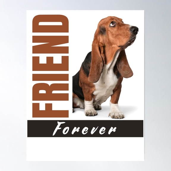 Eternal Canine Bond: Unbreakable Love Between Humans And Dogs Poster Wall Art, Modern Wall Decor, 8x12 UNFRAMED