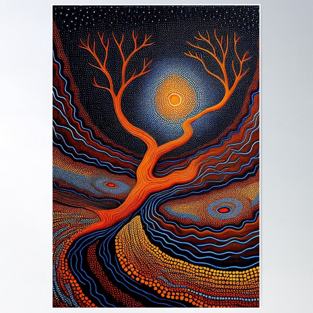 Eternal Connection 3 Poster Wall Art Modern Wall Decor For Living Room ...