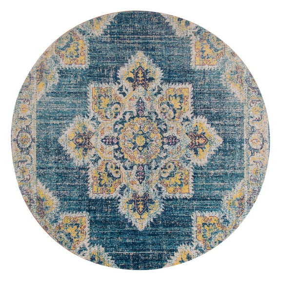 Eternal ETE-22 Blue Transitional Rug 6' 7" X 6 ' 7"