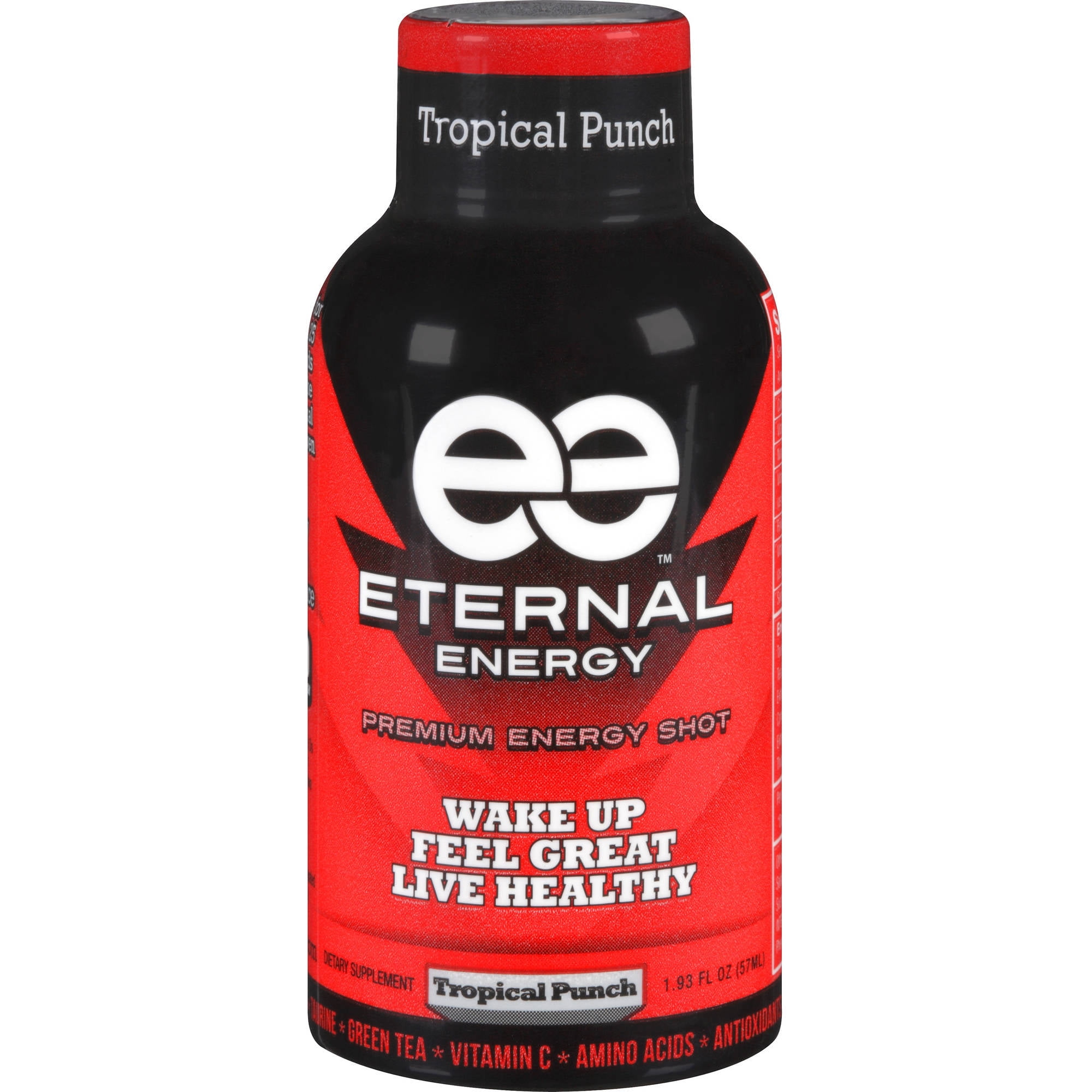 Eternal Energy Premium Energy Shot, Tropical Punch, 1.93 fl oz