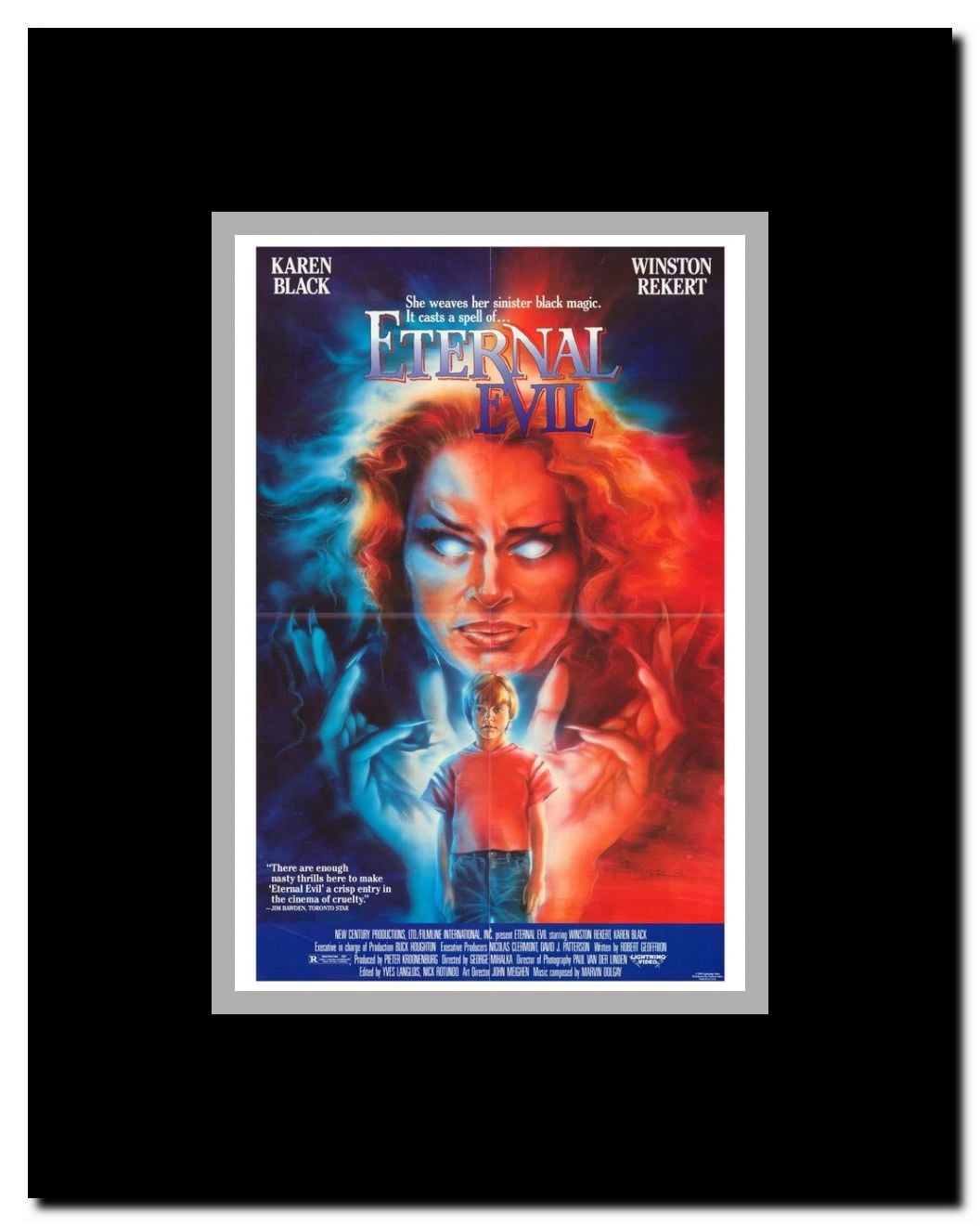 Eternal Evil Framed Movie Poster