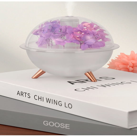 Eternal Flower Humidifier with Light and Hydration Device, DIY Flower Arrangement for Living Room Bedroom, Ultrasonic Cool Mist Diffuser for Home Office Gift