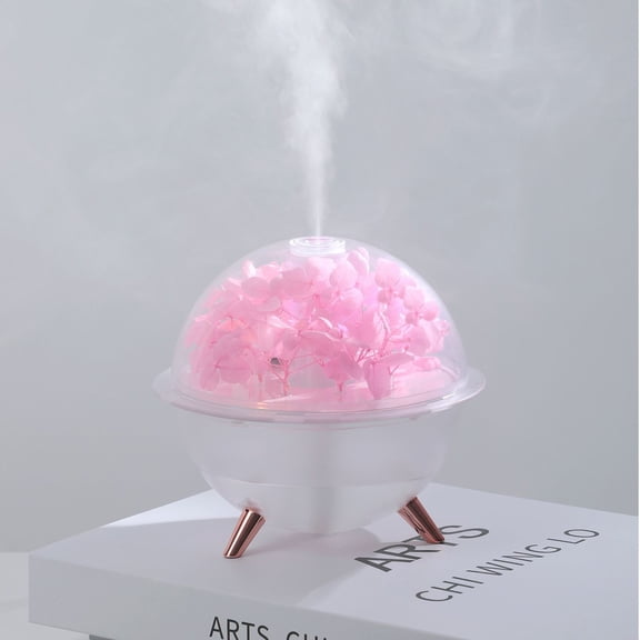 Eternal Flower Humidifier with Light and Hydration Device, DIY Flower Arrangement for Living Room Bedroom, Ultrasonic Cool Mist Diffuser for Home Office Gift