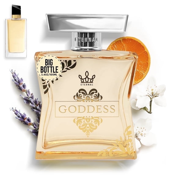 Eternal Fragrance GODDESS, Fresh Lavender, Warm Vanilla Eau de Parfum, Inspired by Libre Perfume for Women, 3.4 oz (100ml) Spray