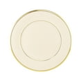 thumbnail image 1 of Eternal Gold Banded Ivory China Dinner Plate, 1 of 2