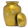 thumbnail image 1 of Eternal Harmony Cremation Urn for Animal Ashes | Funeral Urn Carefully Handcrafted with Elegant Finishes to Honor and Remember Your Pet | Dogs and Cats Urn with Beautiful Velvet Bag (Copper, Medium), 1 of 1