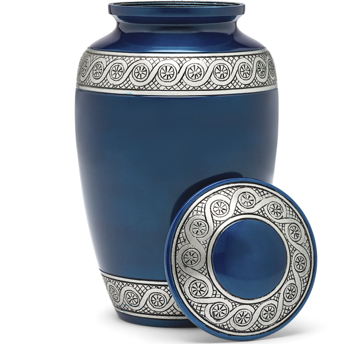 Eternal Harmony Cremation Urn for Human Ashes | Memorial Urn Carefully Handcrafted with Elegant Finishes to Honor and Remember Your Loved One | Adult Urn Large Size with Beautiful Velvet Bag