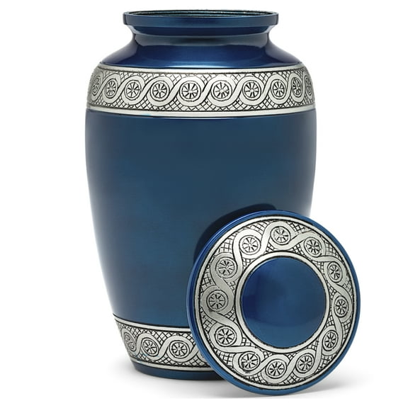 Eternal Harmony Cremation Urn for Human Ashes | Memorial Urn Carefully Handcrafted with Elegant Finishes to Honor and Remember Your Loved One | Adult Urn Large Size with Beautiful Velvet Bag