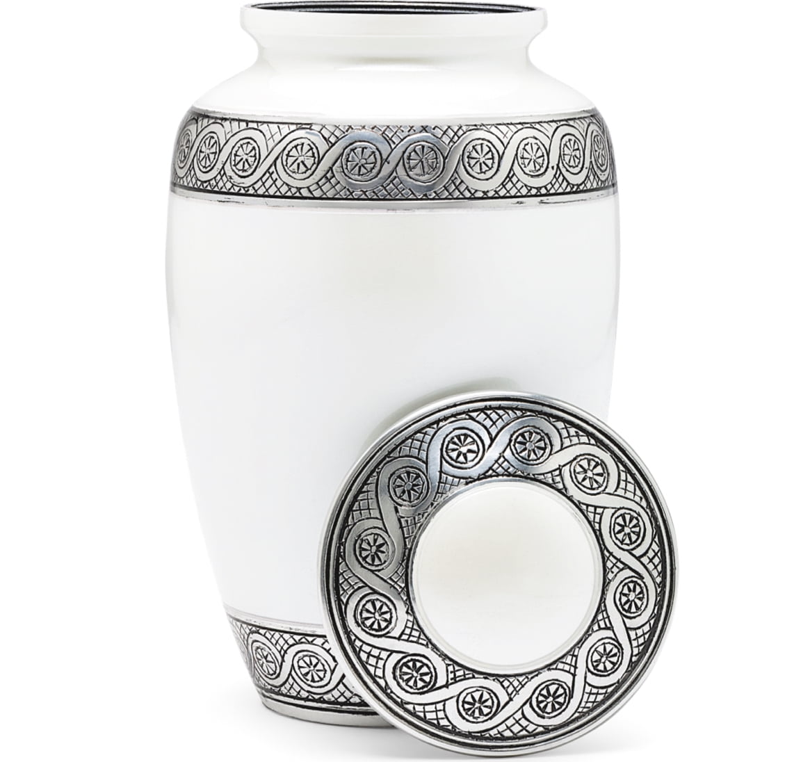 Eternal Harmony Cremation Urn for Human Ashes | Memorial Urn Carefully Handcrafted with Elegant Finishes to Honor and Remember Your Loved One | Adult Urn Large Size with Beautiful Velvet Bag