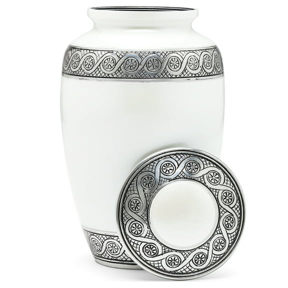 Eternal Harmony Cremation Urn for Human Ashes | Memorial Urn Carefully Handcrafted with Elegant Finishes to Honor and Remember Your Loved One | Adult Urn Large Size with Beautiful Velvet Bag