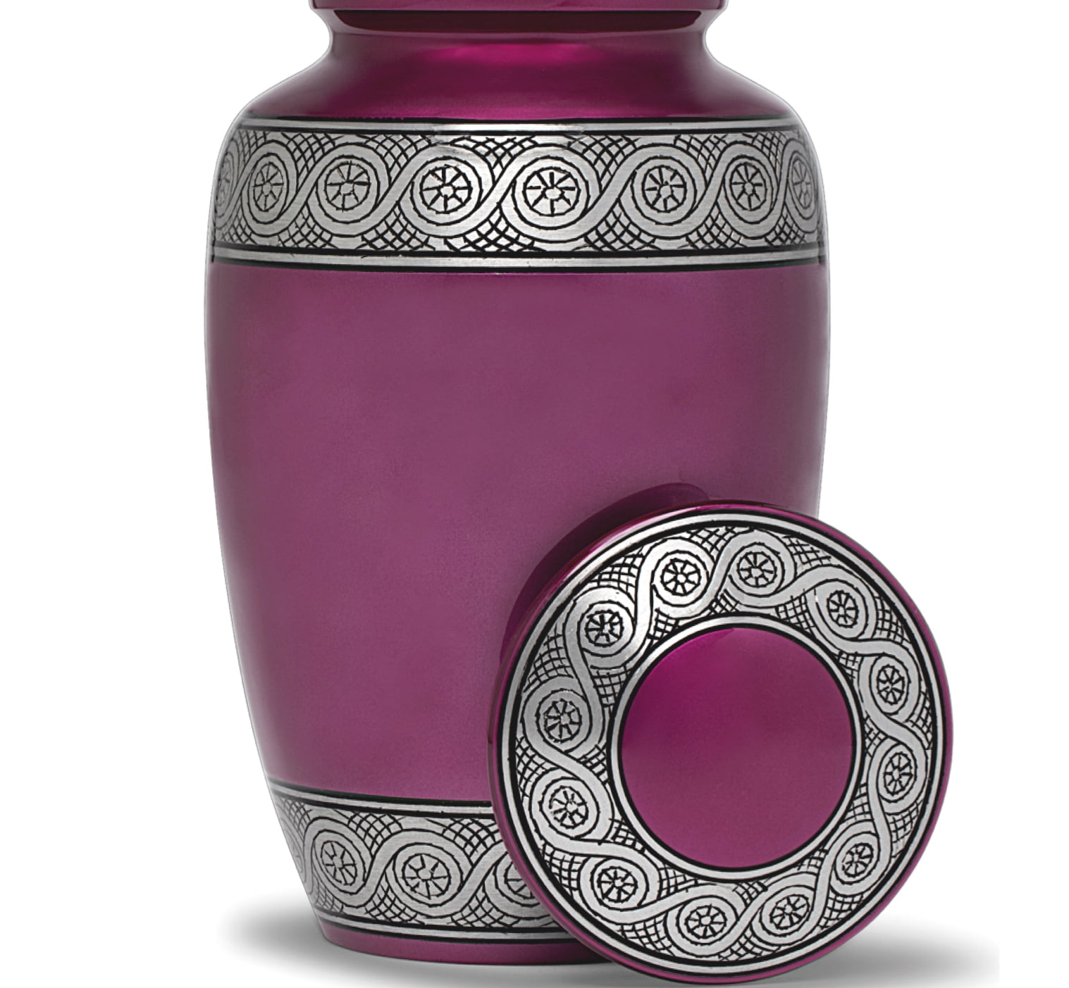 Eternal Harmony Cremation Urn for Human Ashes | Memorial Urn Carefully Handcrafted with Elegant Finishes to Honor and Remember Your Loved One | Adult Urn Large Size with Beautiful Velvet Bag