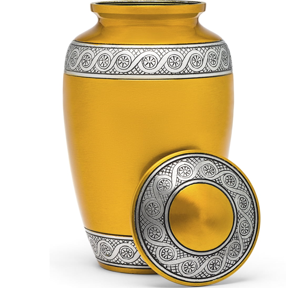 Eternal Harmony Cremation Urn for Human Ashes | Memorial Urn Carefully Handcrafted with Elegant Finishes to Honor and Remember Your Loved One | Adult Urn Large Size with Beautiful Velvet Bag