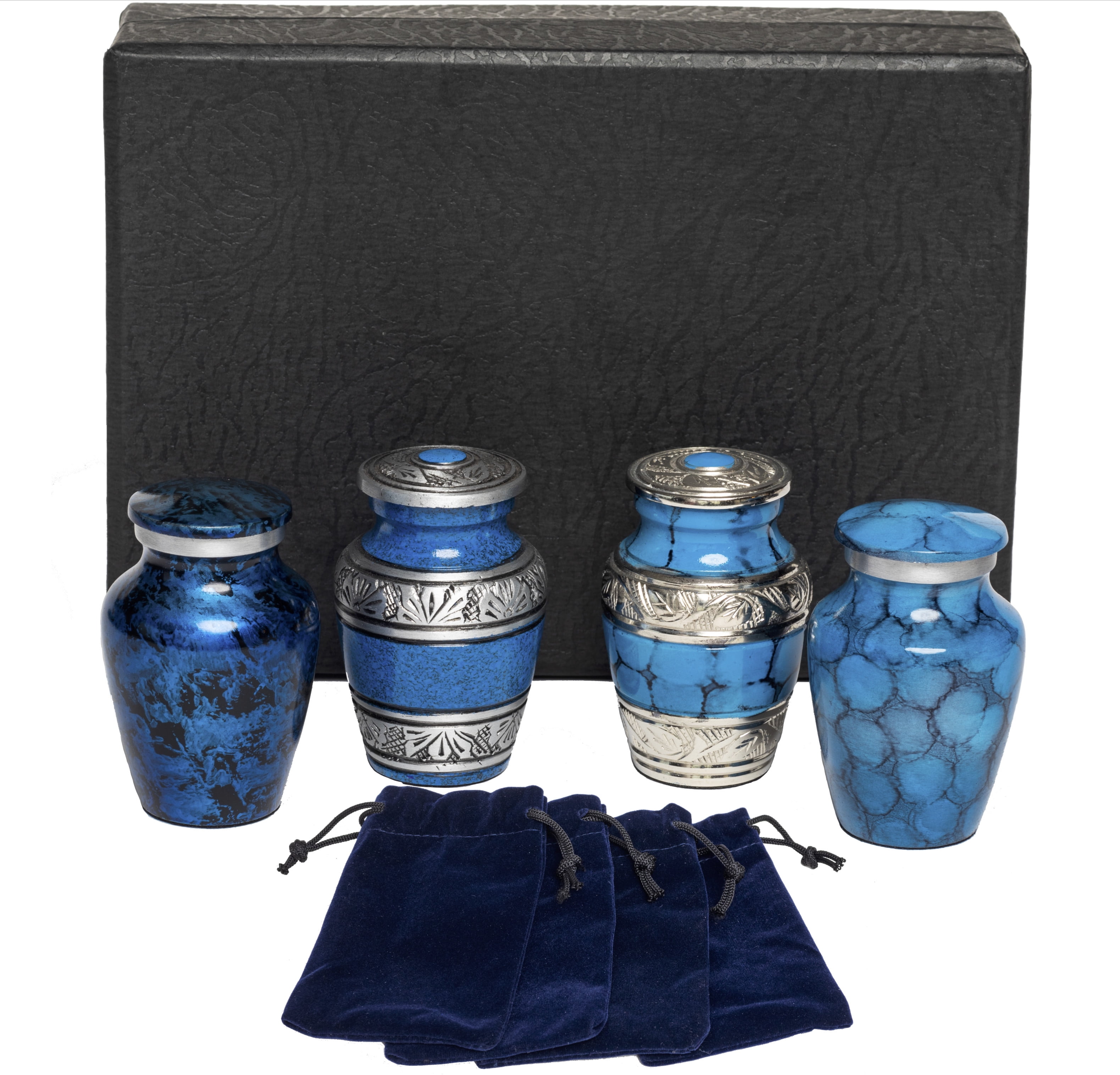 Eternal Harmony Keepsake Urns for Human Ashes | 4 Cremation Urns Carefully Handcrafted with Elegant Finishes to Honor Your Loved One