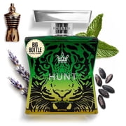 Eternal Fragrance HUNT, Spicy Vanilla, Warm Woody Amber Eau de Parfum, Inspired by Male Elixir Cologne for Men, 3.4 oz 100ml Spray