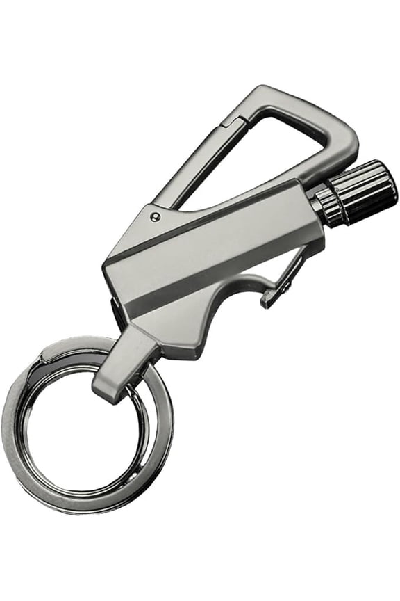 Eternal Keychain Lighter with Bottle Opener – Reusable Waterproof Windproof Matchstick Multi-Functional Outdoor Camping Survival Tool with Key Ring
