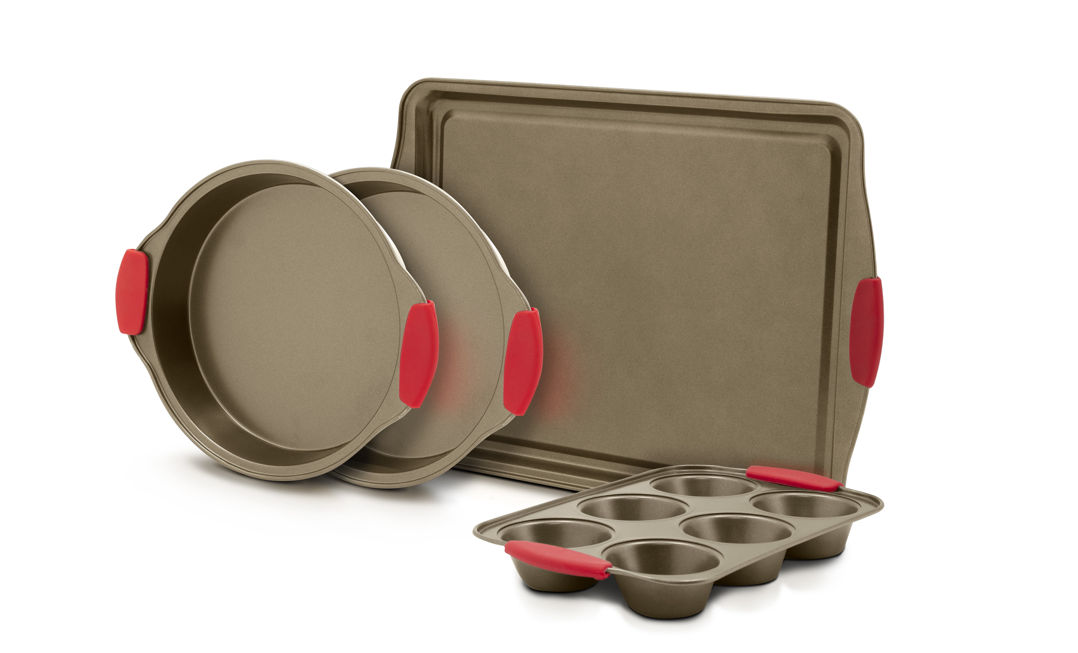 Eternal Kitchen Ideas 4 Piece Nonstick Bakeware Set With Grip ...