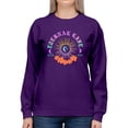 thumbnail image 1 of Eternal Life Ethereal Sun Moon Sweatshirt Women -Image by Shutterstock, Female Medium, 1 of 4