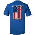 thumbnail image 1 of Eternal Life Series Amazing Grace Unisex Short Sleeve T-shirt-Royal-5XL, 1 of 4