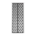 thumbnail image 1 of Eternal Lifestyle - Magnetic Velcro Screen Hands-Free Door Mesh 48"x72" - Floral Design - Black, 1 of 5